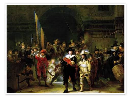The Night Watch print by Rembrandt van Rijn | Posterlounge