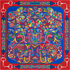 La Maison Des Carres Hermes Folklore D Henri D Origny Hermes Scarf Silk Accessories Hermes