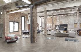 Carrelage Grand Format Ambiance Loft Street Appartement Industrielle Deco Mur Salon Maison Design