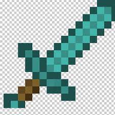 According to the minecraft wiki, this represents the area most populated by diamond ore. Minecraft Pixel Art Png Clipart Angle Diamond Sword Information Line Master Sword Free Png Download