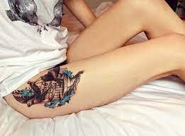 Bird Tattoo On Hip Kalca Kus Dovme Modelleri Dovmeli Kadin Dovme Kus Dovmeleri