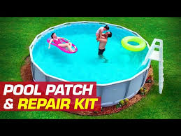 Intex easy set round pool set review! Flex Seal Pool Patch And Repair Kit Youtube