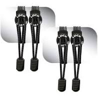 Lock Laces - Elastic No Tie Shoelaces, One Size Fits All, Kids and Adults (Various Colors)