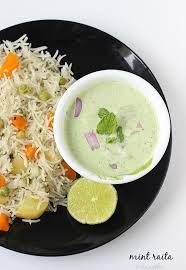 Mint Raita Recipe Pudina Raita Recipe Recipe Mint Raita Recipe Chutney Recipes Raita Recipe Indian