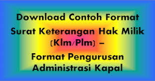 Berikut beberapa contoh surat undangan sebagai panduan untuk anda. Contoh Surat Keterangan Hak Milik Kapal Munaz Bagus
