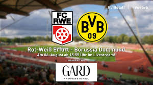 Immer auf dem aktuellen stand bleiben und keine neuigkeiten mehr verpassen. Relive Testspiel Rot Weiss Erfurt Borussia Dortmund 2 5 Youtube
