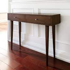 Console Table With Drawers Narrow Mid Century Modern Entryway Console Living Room Console 40 Wide In 2021 Console Table With Drawers Living Room Console Entryway Console