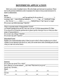 There are also application forms for girlfriends. Girlfriend Resume Meme