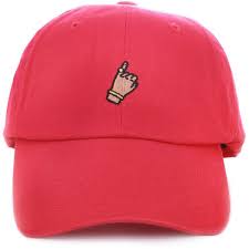 Any Memes The Pinky Ring Dad Hat In Red 30 Liked On Polyvore Featuring Men S Fashion Men S Accessories Men S Hats Mens Hats Fashion Dad Hats Pinky Ring