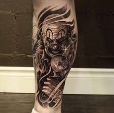 Generally the snake tattoo represent a negative character and snake image tattoo is commonly found in japan. Creepy Clown Tattoo Spooky Tattoos Clown Tattoo Evil Clown Tattoos
