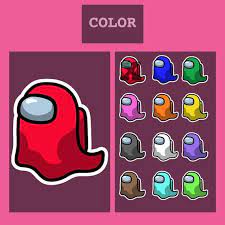 Who Is The Imposter In Among Us Choose Your Character All In Game Colors Available Cute Stickers Bong Stickers Game Logo