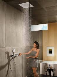 Have a professional install a shower membrane and shower pan appropriate for the space. Hansgrohe Rainselect Design Thermostatic Shower Mixers Hansgrohe Int