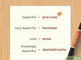 3 Ways To Say Beautiful Girl In Spanish Wikihow