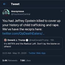 (you might get lucky and get the option to skip entering your phone number — it doesn't hurt to try — but if you're coming from a tor node that isn't likely.) Liam Predicts On Twitter Y All Know You Fucked Up When Anonymous Comes Out Of Hiding Shuts Down Government Websites And Exposes Donald Trump