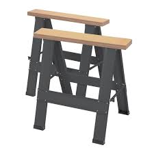 Foldable Saw Horse Set 2 Pc In 2020 Diy Table Saw Sawhorse Saw Horse Table