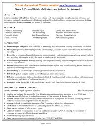 We have a senior accountant resume sample that will let you stay a step ahead of the rest. Download Senior Accountant Resume Sample For Free Formtemplate