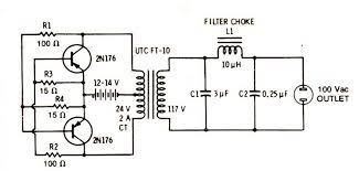 1.5 v dc to 220 v ac inverter circuit diagram with mobile charger transformer. Simple Inverter Circuits For Newcomers