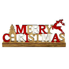 Shop wayfair for the best merry christmas led sign. Led Merry Christmas Wooden Light Up Christmas Decoration Lakeland