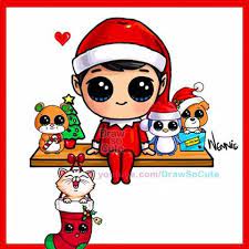 Indeed, all major elements like the eyes, the pupils, the beak and the feet are drawn inside the large rectangle used to form the body. 8 Christmas Drawings Already At Youtube Com Drawsocute Happy Holidays Dsc Fans Cute Cartoon Drawings Cute Drawings Cute Doodles