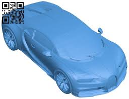 Bugatti Chiron Car B005895 Download Free Stl Files 3d Model For 3d Printer And Cnc Carving Download Free Stl Files Stl 3d Printing Bugatti Chiron