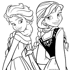 frozen s anna fan art elsa and coloring pages coloration de ton terre