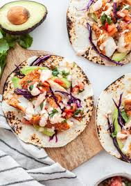 Lightly coat air fryer basket with cooking spray and arrange fish in single layer in basket, working in batches if necessary. Healthy Air Fryer Fish Tacos Gluten Free