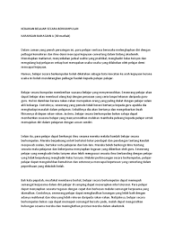 Walaubagaimanapun ada sukan yang kian diminati ramai iaitu berbasikal. Kebaikan Belajar Secara Berkumpulan