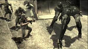 Metal Gear Solid 4 Act 1 Beauty Introduction Cutscene Hd Gameplay Playstation 3 Youtube