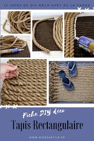 Table rectangulaire allongeable imitation bois iris. 15 Idees Diy Deco Avec De La Corde Misszastyle Blog Deco