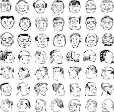 Cartoon Faces Stock Photos Funny Cartoon Faces Cartoon Faces Drawing Cartoon Faces