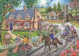 They feature fun puzzles of all types that'll keep you entertained. The House Of Puzzles 1000 Piece Jigsaw Puzzle Rose Cottage Buy Online In Andorra At Andorra Desertcart Com Productid 143738097
