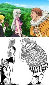 Meliodas Elizabeth And King Anime X Manga Seven Deadly Sins Anime Seven Deadly Sins Seven Deady Sins