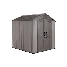 You may even want to try the latest shed trend. Lifetime 7 Ft X 7 Ft Rough Cut Outdoor Storage Shed The Home Depot Canada