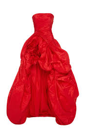 Polyester 300t taffeta fabric waterproof 59 gsm supply type: Strapless Silk Taffeta Gown By Oscar De La Renta For Preorder On Moda Operandi Gowns High Low Gown Dresses