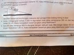Berapakah besar keuntungan mekanis bidang miring tersebut? 3 Perhatikan Gambar Di Bawah Tentukan Besarnya Keuntungan Mekanis Dari Penggunaan Bidang Miring Brainly Co Id