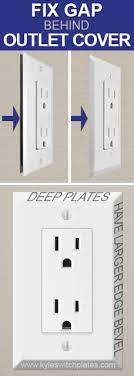 The reason it says to use a leviton wall plate is that is what the ul laboratories used to test the device. How To Fix Gaps Behind Outlet Covers Switch Plate Solutions Plates On Wall Wall Plate Cover Outlet Covers Diy