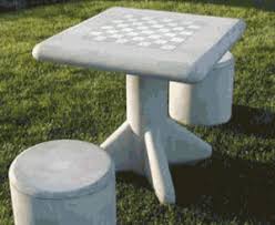 Stone Outdoor Chess Tables Chess House Chess Table Backgammon Table Checkerboard Table