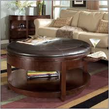 Round Coffee Table With Storage Cubes Storage Ottoman Coffee Table Leather Coffee Table Living Room Ottoman Coffee Table