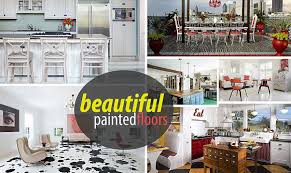 Kitchen flooring flooring kitchens painting tips and hacks. 20 Painted Floors With Modern Style
