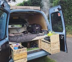 Caddy Conversion Vw Caddycamper Micro Camper Micro Camper Minivan Camper Conversion Mini Van
