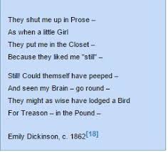 They Shut Me Up Prose Wise Poems