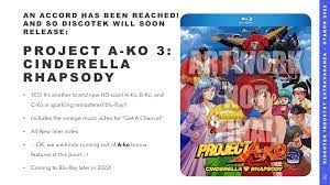 💿Discotek Media on X: Project A-ko 3: Cinderella Rhapsody has been  remastered and is coming to Blu-ray soon! Polished subs, the vintage dub,  plus extras include: Get A Chance Music Video New
