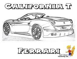Cars of this type have always been and will be interesting for. Print Out This Ferrari Coloring Page Of California T Sweet Tell Other Coloring Kids Your Eyeballs Found Yescolor Cars Coloring Pages Coloring Pages Ferrari