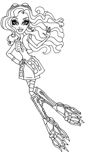 Clawdeen wolf is a werewolf, the daughter of the werewolf, clawd has two brothers and. Catty Noir Monster High Coloring Pages Monster Coloring Pages Monster Truck Coloring Pages