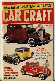 Car Craft Magazine Vtg April 1959 Hot Rod Ed Big Daddy Roth Baron Studios Shirt Car Craft Hot Rods Classic Car Magazine