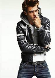 Jon Kortajarena For Armani Jeans Mensfashionrugged Mens Fashion Rugged Leather Motorcycle Jacket Jon Kortajarena