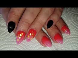 Elegant Bordeaux Red French Nail Design With Silver Stamping Youtube Accent almond nail ideas if you are a fan of pink here we have a soft romantic color nail art.