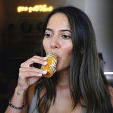 🌿 Our Organic Cold-Pressed Turmeric Shot is your perfect ally in this  fast-paced life! 🍋💪 The Turmeric Shot is designed to help alleviate  pains, discomforts, and stress that come with a busy
