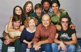 That '70s show is an american television period sitcom that originally aired on fox from august 23, 1998, to may 18, 2006. Wallpaper Red Michael Eric Leo Show Jackie Kitty Steven Bob Hyde Forman That 70 S Show Fez Year Sigurdson Donna Images For Desktop Section Filmy Download