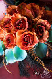 Maybe you would like to learn more about one of these? Dress My Wedding Burnt Orange And Teal Bridal Bouquet